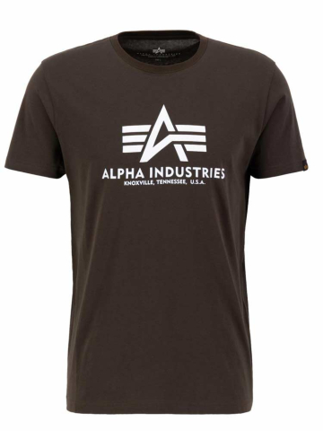 Alpha Industries Basic T-Shirt - black olive 