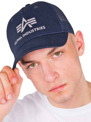 Alpha Industries Basic Trucker Cap - rep.blue 