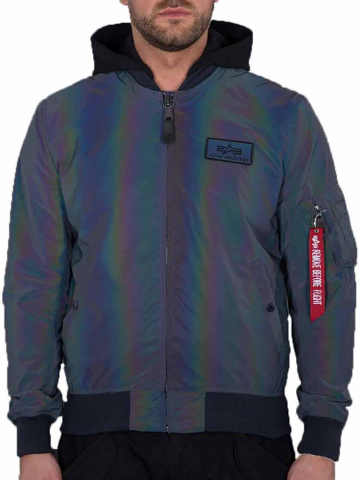 Alpha Industries MA-1 LW HD Rainbow Reflective 