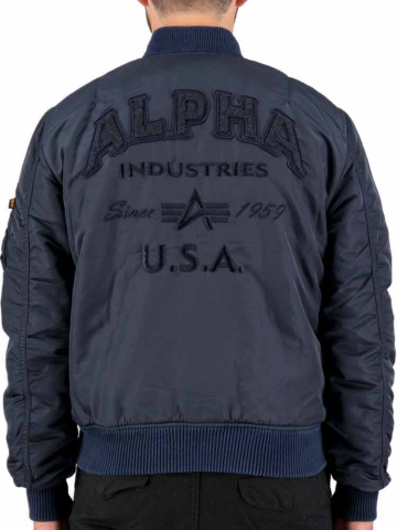 Alpha Industries MA-1 VF Authentic Overdyed rep.blue 