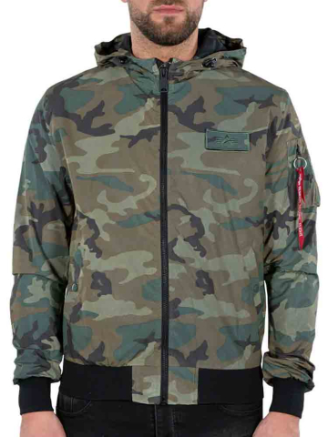 Alpha Industries MA-1 LW Hooded Camo Reflektive 