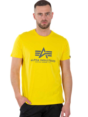 Alpha Industries Basic T-Shirt - empire yellow 
