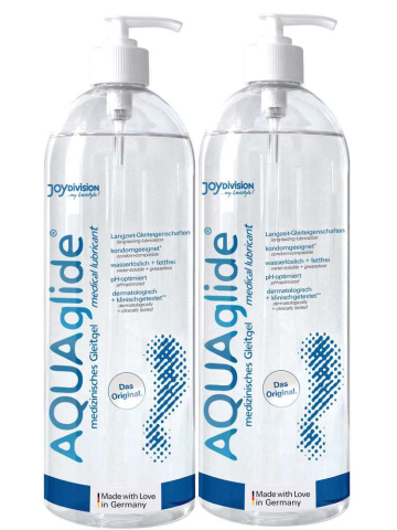 Aqua Glide medizinisches Gleitgel 2x1000ml 