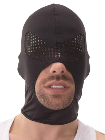 BARCODE Fetisch Maske TY - schwarz 