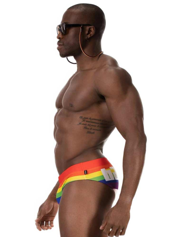 Barcode Rainbow Pride Brillenband 