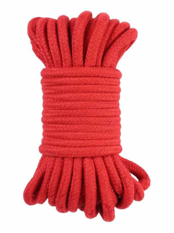 TIE ME UP Baumwollseil 10 Meter – rot 