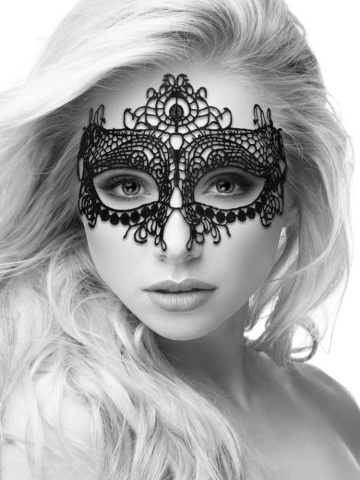 OUCH Black&White Augenmaske Modell Queen 