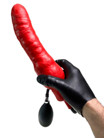 Blow-Up Dildo Größe XL - rot + Schaumkern 