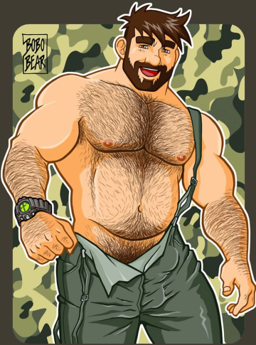 BOBO BEAR T-Shirt - Adam likes dungarees 