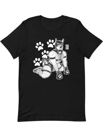 BOBO BEAR T-Shirt - Hooman Puppy Line Art 