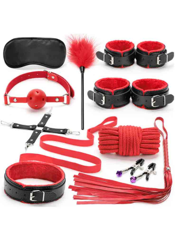 FETISH FEVER Bondage 10 teiliges Set 