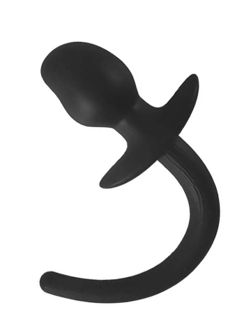 BRUTUS Hypersoft Puppy-Tail Plug schwarz 