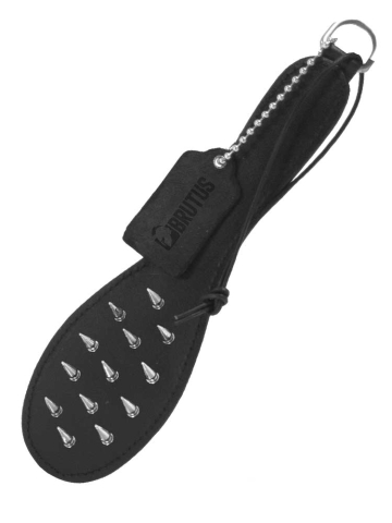 BRUTUS Lederpaddel HELLRAISER Spikes 