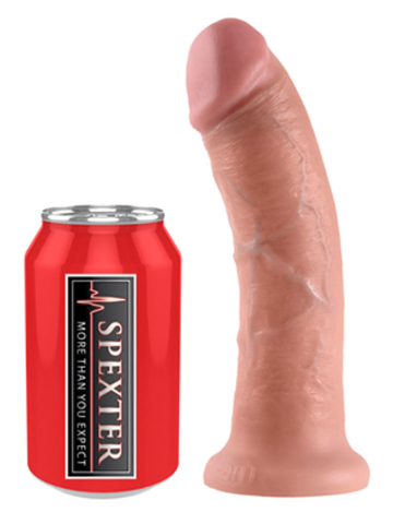 Dildo KING COCK 8 inch - 20.3x4.6cm - natur 