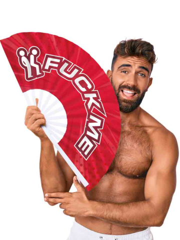 Fächer FUCK ME 63 cm 