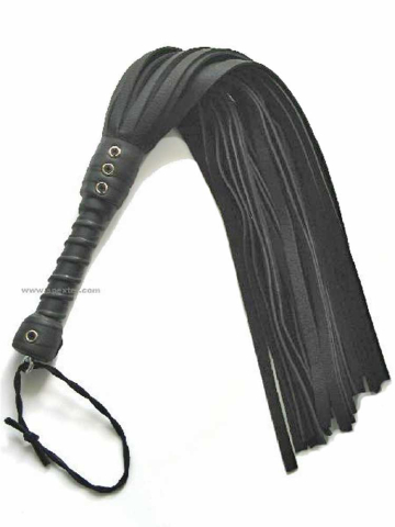 Flogger 30 Riemen 76cm Rind SCHWARZ 