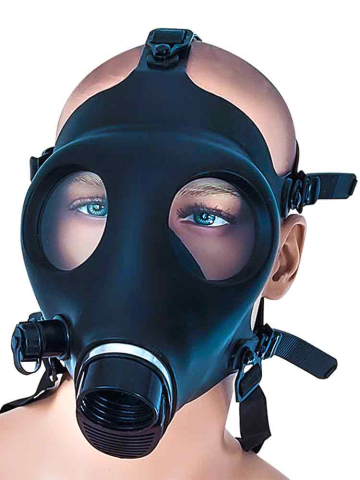 Israelische Gasmaske NEU schwarz 