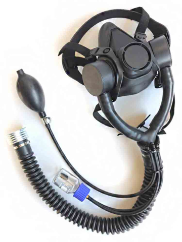 GASMASTER Halbgasmaske mit Aroma Pumpe 