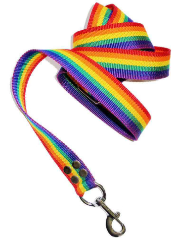 Gay Pride Regenbogen Hundeleine 140cm 