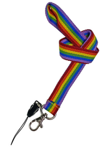 Gay Pride Regenbogen Schlüsselband 