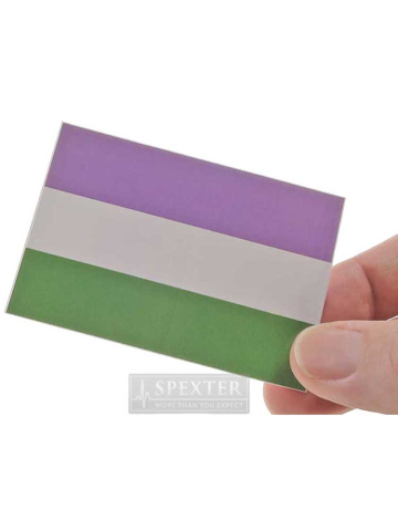 Gender Queer Flag Aufkleber 55x75mm 