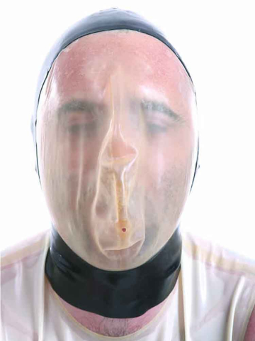 Gummi-Maske BREATH-CONTROL Atemmaske 