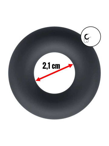 LEVELZ Silikon Cockring Small - schwarz 