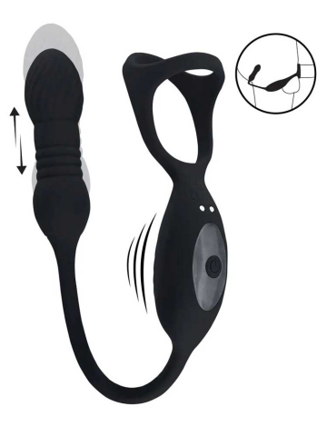 LEVELZ Vibrierender Stoss-Stimulator mit Cockring 