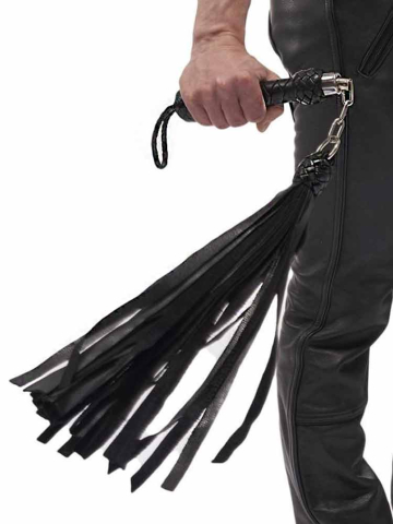 Mister B Impact Premium Leder-Flogger CURLING 