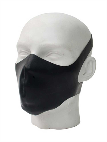 Mister B Rubber Bike Maske schwarz 