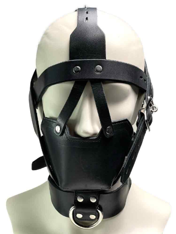 Mister S Kopfharness Muzzle gepolstert abschliessbar 