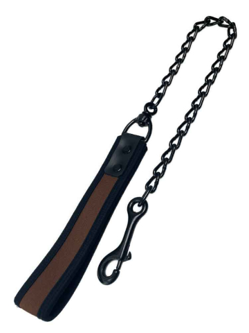 Mister S Neopren Hundeleine - braun 