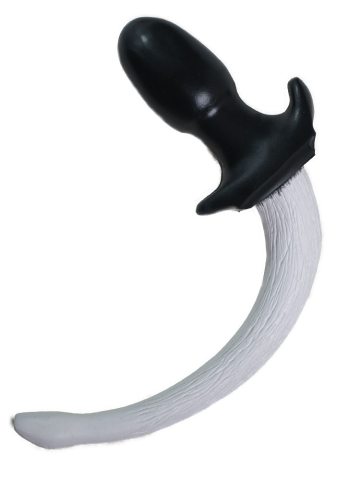 Mister S Silikon Puppy Tail - weiss 