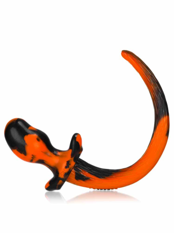 OXBALLS  SWIRL DOGTAIL PUG - orange-schwarz 