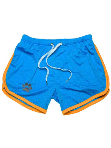 Kinky Puppy Paw Shorts blau-gelb 