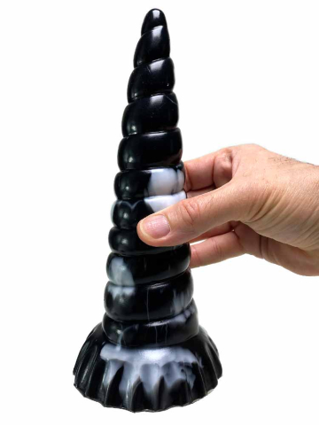 Plug Modell Korn 20x6cm schwarz-weiß 