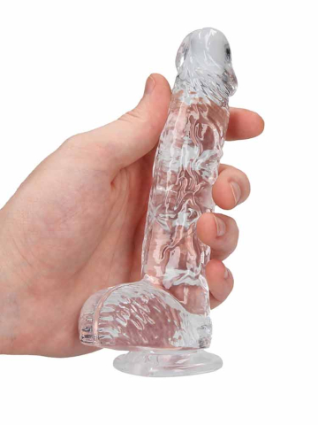 REALROCK Dildo Crystal Clear 6" klar 