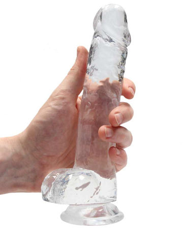 REALROCK Dildo Crystal Clear 8" klar 