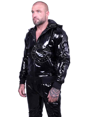 Riegillio PVC Tracksuit Jacke schwarz 