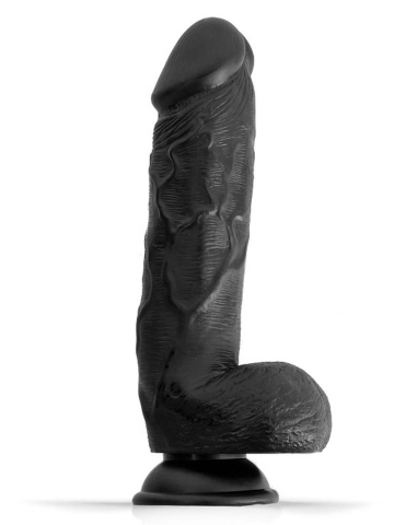 RUDE RIDER Realistic Dildo ADAM - schwarz 
