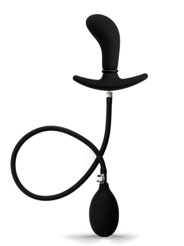 RUDE RIDER Butt Plug aufblasbar schwarz 