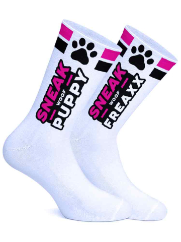 SNEAKFREAXX - WOOF PUPPY pink 