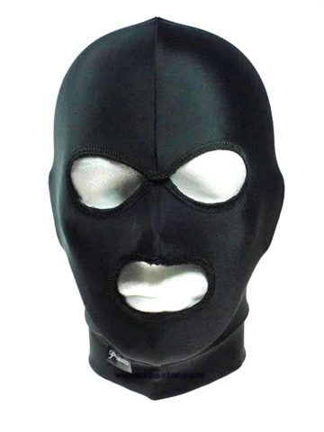 Spandex Maske klassisch schwarz 