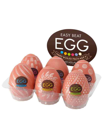 TENGA EGG STRONGER 6er Pack Masturbations Ei 