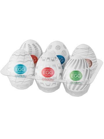 TENGA EGG VARIETY PACK New Standard 6er Pack Masturbations Ei 