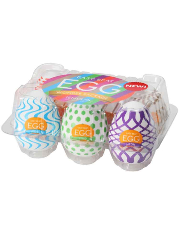 TENGA EGG WONDER PACKAGE 6er Pack Masturbations Ei 