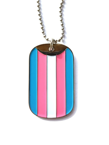 Transgender DOG TAG an Kette 