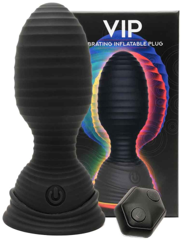 VIP Vibrating Inflatable Plug 