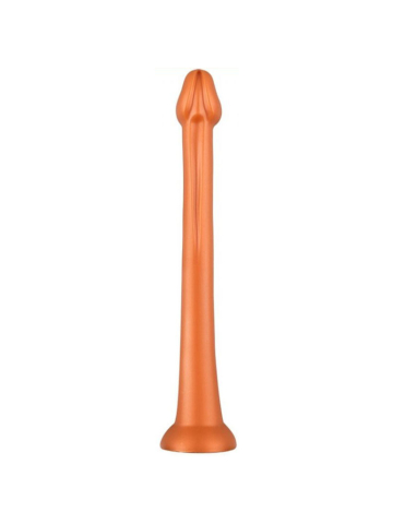 Whale Penis Soft Anal Dildo 40cm - Medium kupfer 