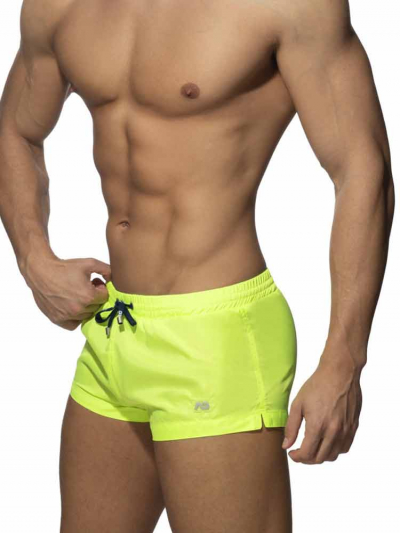 ADDICTED Mini Short Swimwear Badehose - lemongreen 